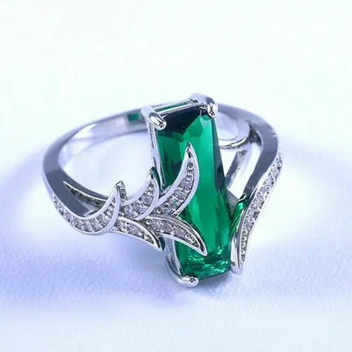 AAA+ Quality Gorgeous Women 925 Silver Ring Oval Cut Zircon Fashion Wedding Ring Size 6 ABC Jewelery